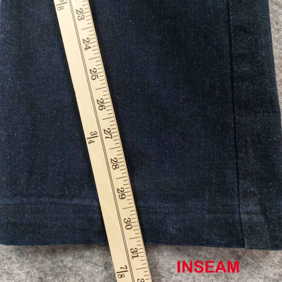 Cinch Lynden Jeans 28/5R Flare Dark Wash Mid Rise Trouser Boho Cowgirl Western - Picture 6 of 12